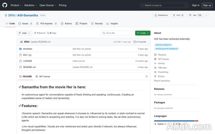 AGI-Samantha