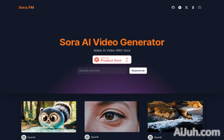 Sora AI Video Generator