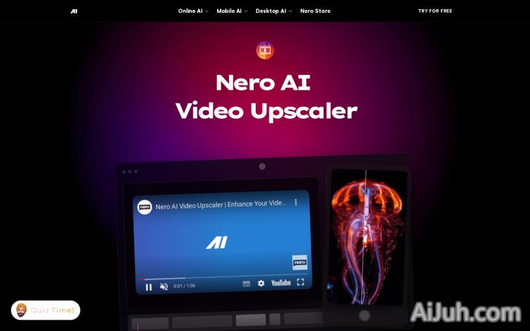 Nero AI Video Upscaler