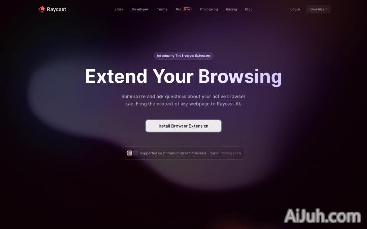 Raycast Browser Extension