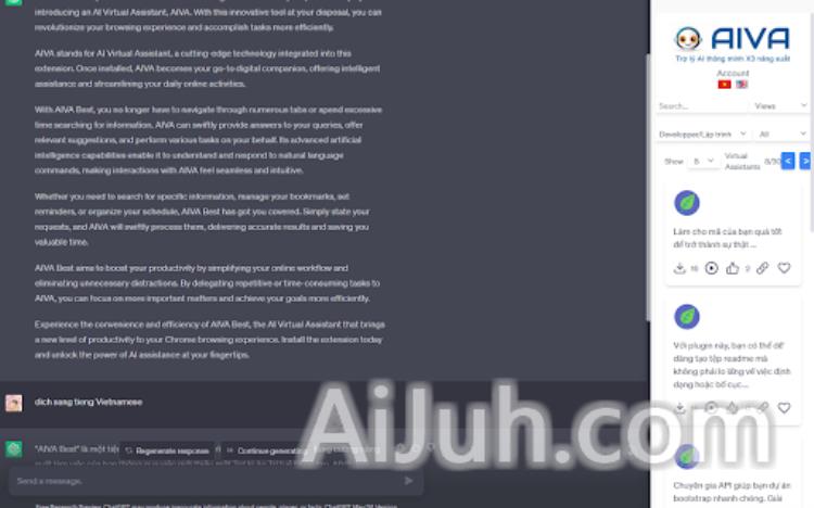 AIVA - AI Virtual Agents