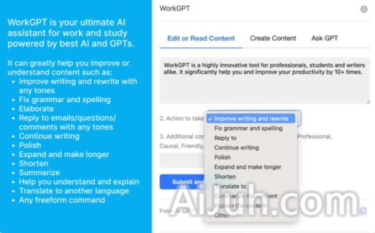 WorkGPT - Your Ultimate AI GPT for Work