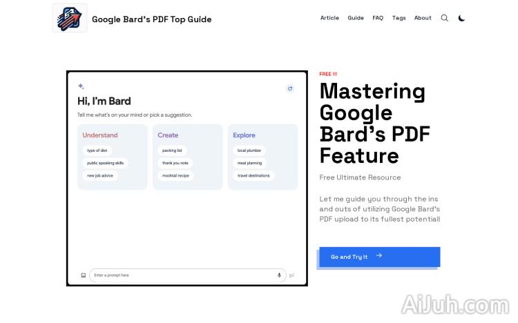 Google Bard PDF Mastery Guide