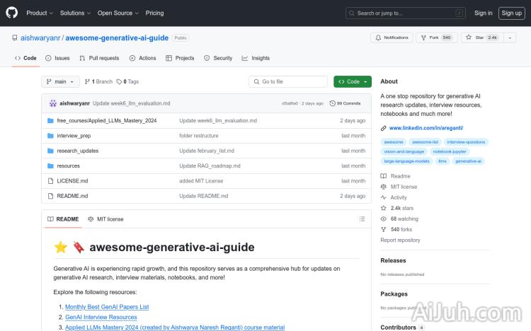 awesome-generative-ai-guide