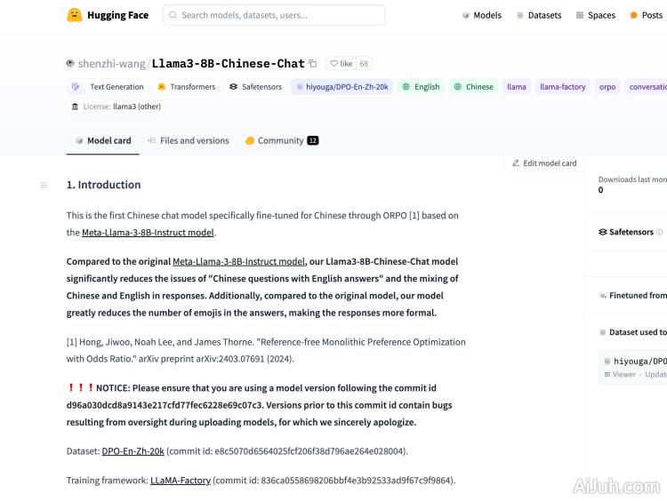 Llama3-8B-Chinese-Chat