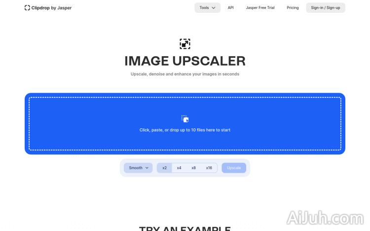 Clipdrop Image Upscaler