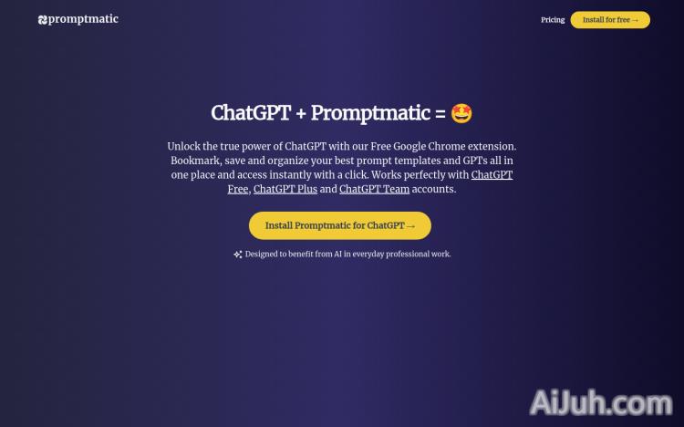 Promptmatic for ChatGPT