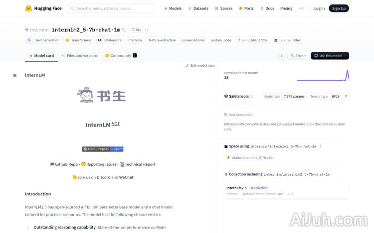 InternLM2.5-7B-Chat-1M