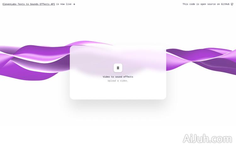 ElevenLabs Texts to Sounds Effects API