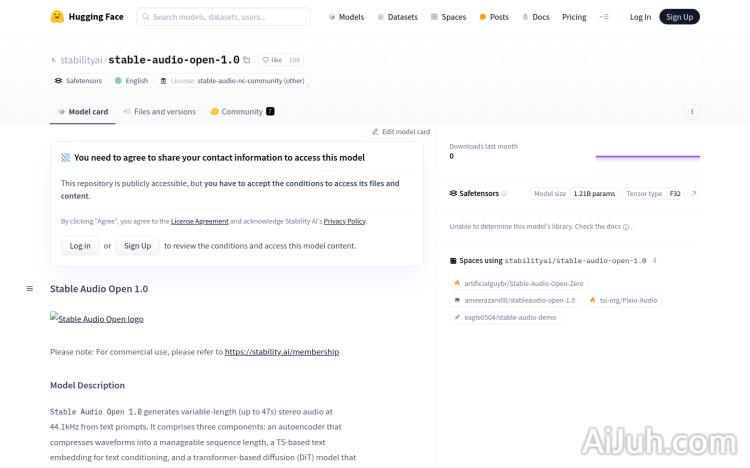Stable Audio Open 1.0