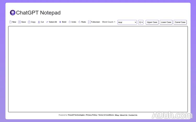 ChatGPT Notepad