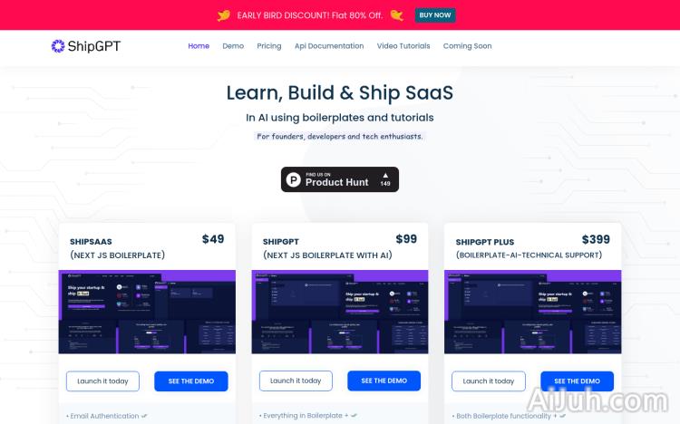 Learn, Build & Ship SaaS with ShipGPT