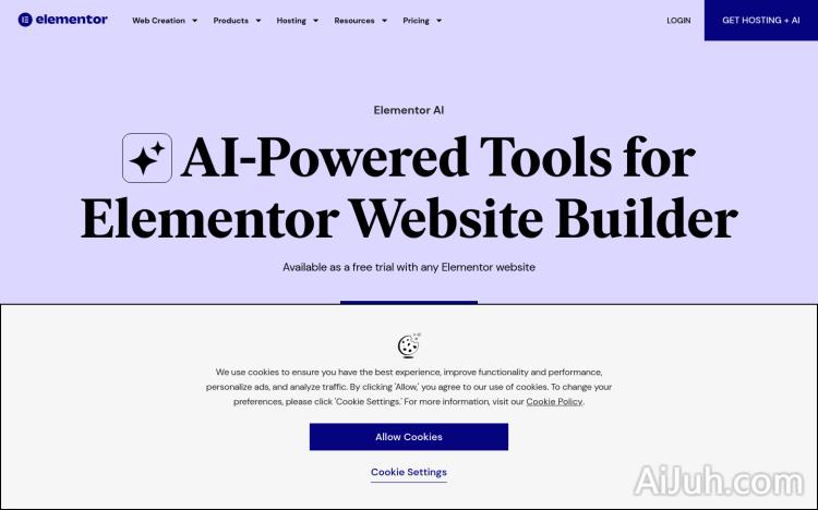 Elementor AI Website Builder