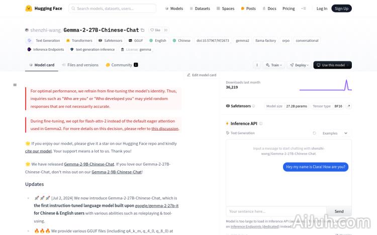 Gemma-2-27B-Chinese-Chat