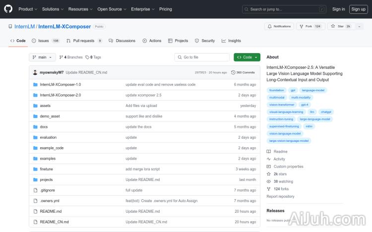 InternLM-XComposer-2.5