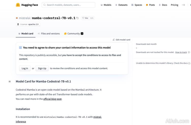 Mamba-Codestral-7B-v0.1