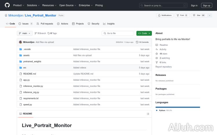 Live_Portrait_Monitor