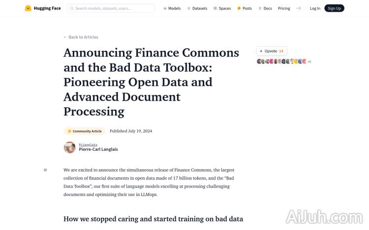 Finance Commons and the Bad Data Toolbox