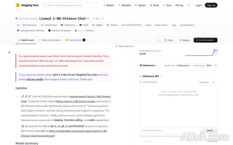 Llama3.1-8B-Chinese-Chat