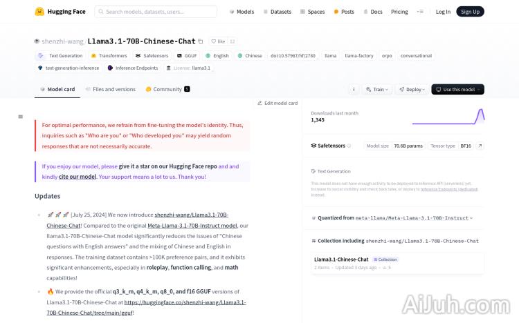 Llama3.1-70B-Chinese-Chat