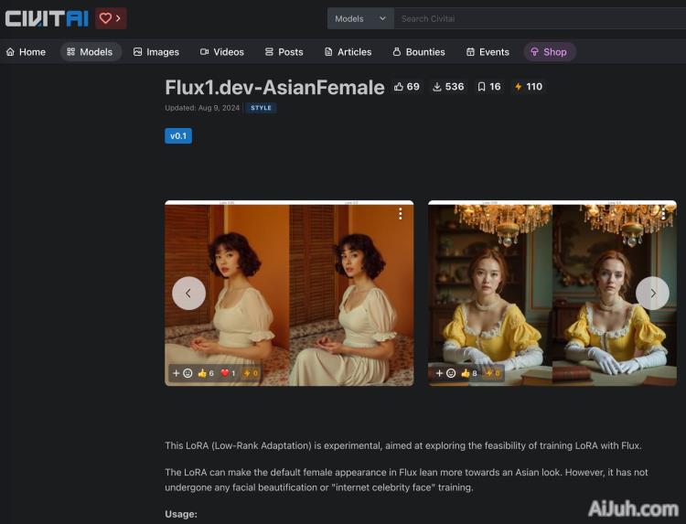 Flux1.dev-AsianFemale