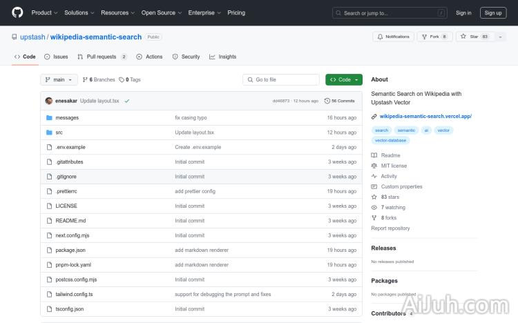 Semantic Search on Wikipedia with Upstash Vector