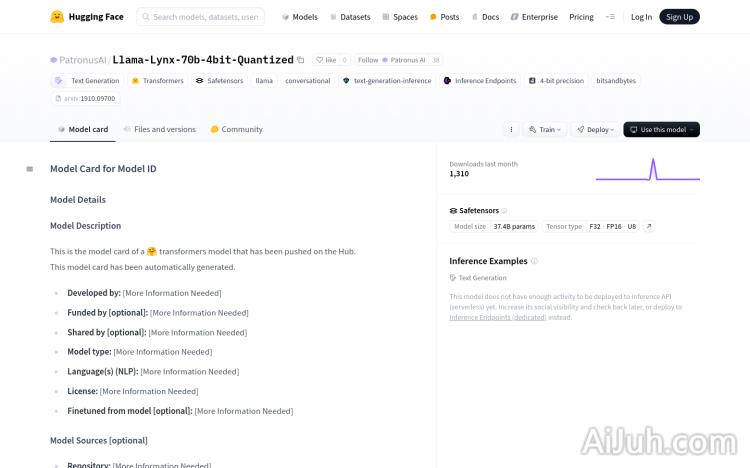 Llama-Lynx-70b-4bit-Quantized