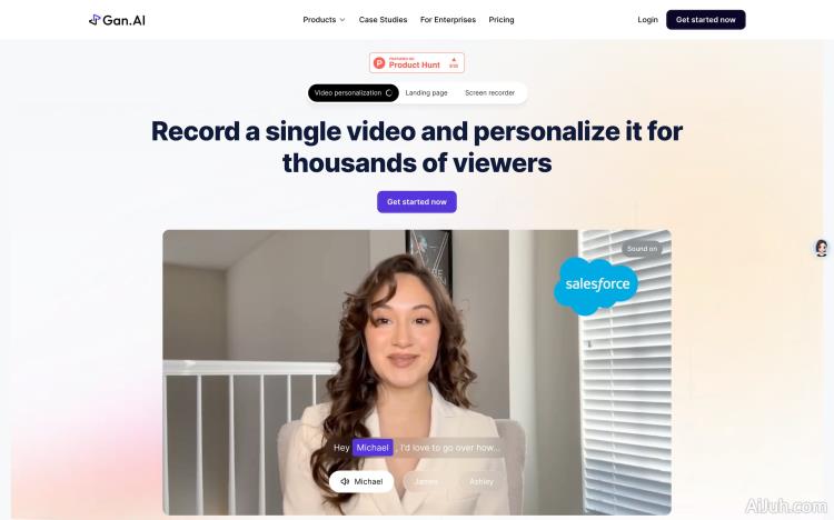 Gan.AI AI Video Personalization