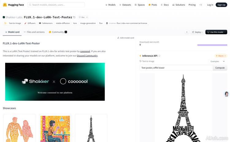 FLUX.1-dev-LoRA-Text-Poster