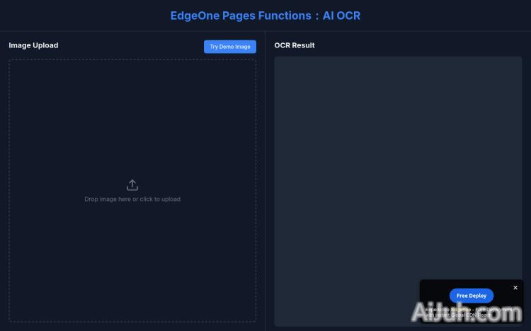 EdgeOne Pages Functions AI OCR