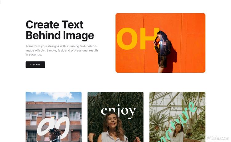 Text Behind Image AI