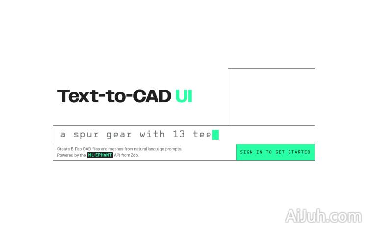 Text-to-CAD UI