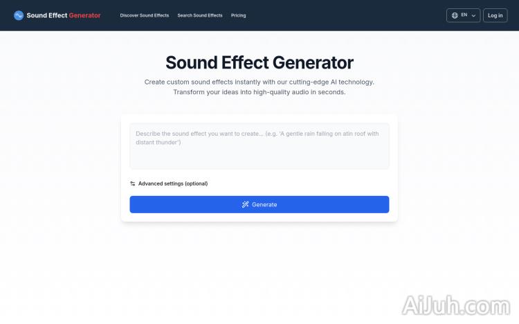 Sound Effect Generator