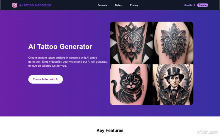 AI Tattoo Generator.net