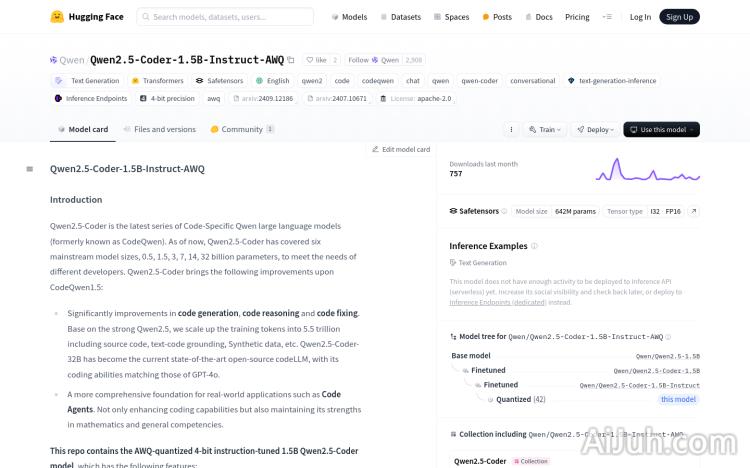 Qwen2.5-Coder-1.5B-Instruct-AWQ