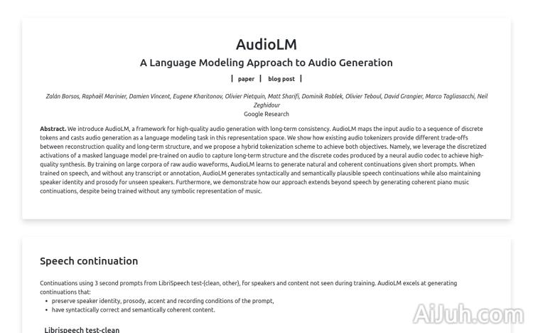 AudioLM