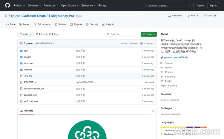 GoMaxAI Pro版 (ChatGPT-Midjourney)