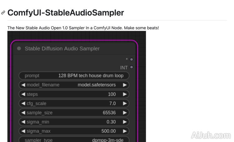 ComfyUI-StableAudioSampler