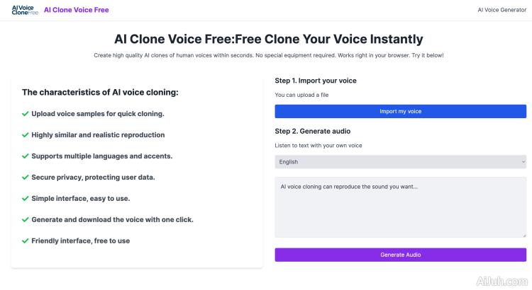 AI Clone Voice Free