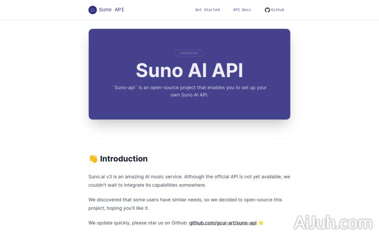 SunoAI API