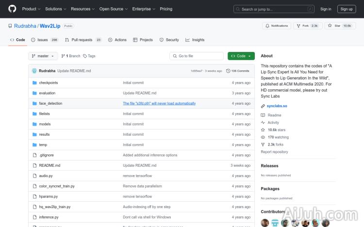 Wav2Lip