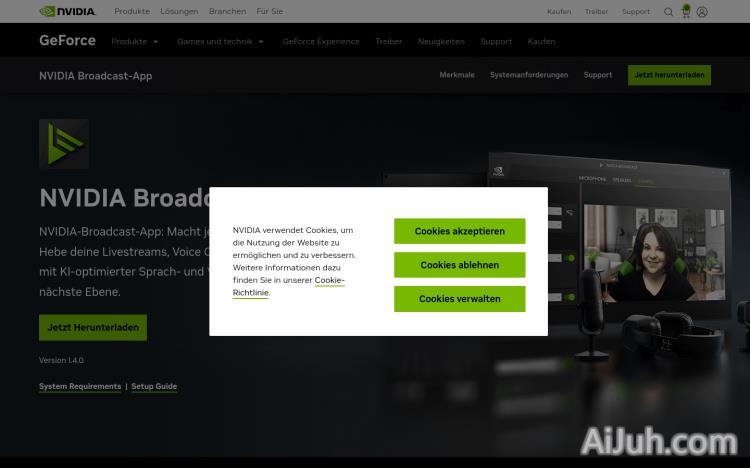 NVIDIA Broadcast App