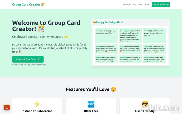 Group Card Creator