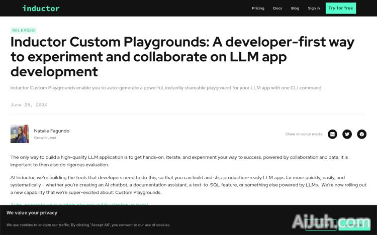 Inductor Custom Playgrounds