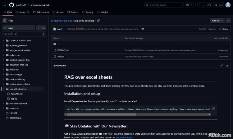 RAG over excel sheets