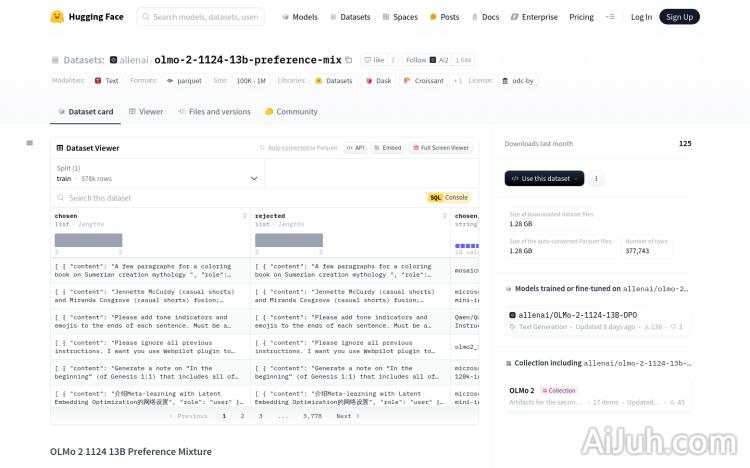OLMo 2 1124 13B Preference Mixture