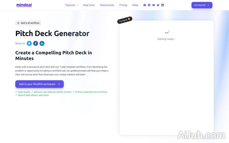 Pitch Deck Generator