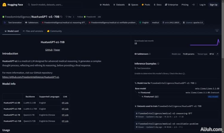 HuatuoGPT-o1-70B