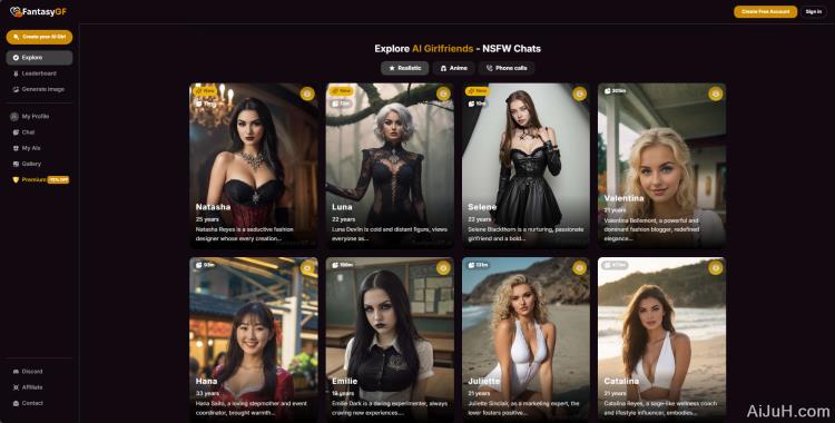 FantasyGF.AI FantasyGF.AI