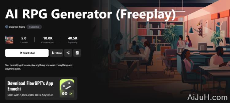 AI RPG Generator Freeplay AI RPG Generator Freeplay